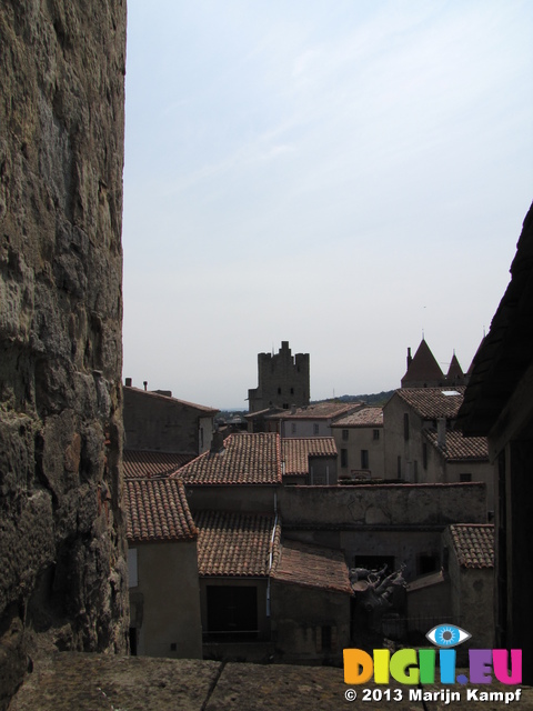 SX28307 La Cite, Carcassone roof tops